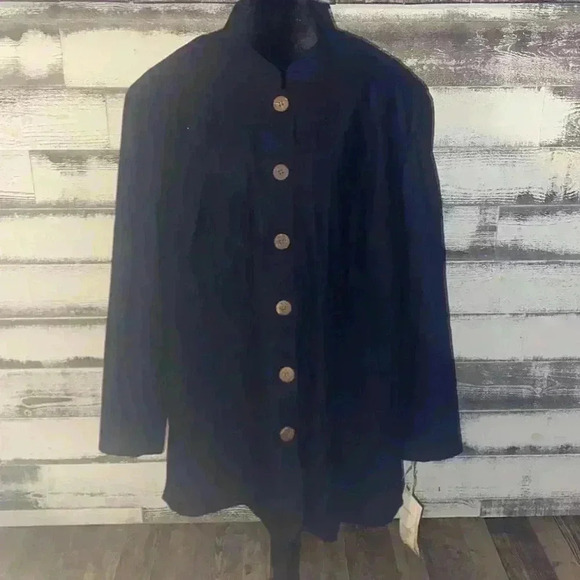 NWT Vintage Elisabeth Liz Claiborne Company Black Silk 2 piece Outfit size 22 - Picture 2 of 7